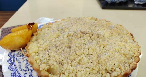 Torta Crumble De Pera