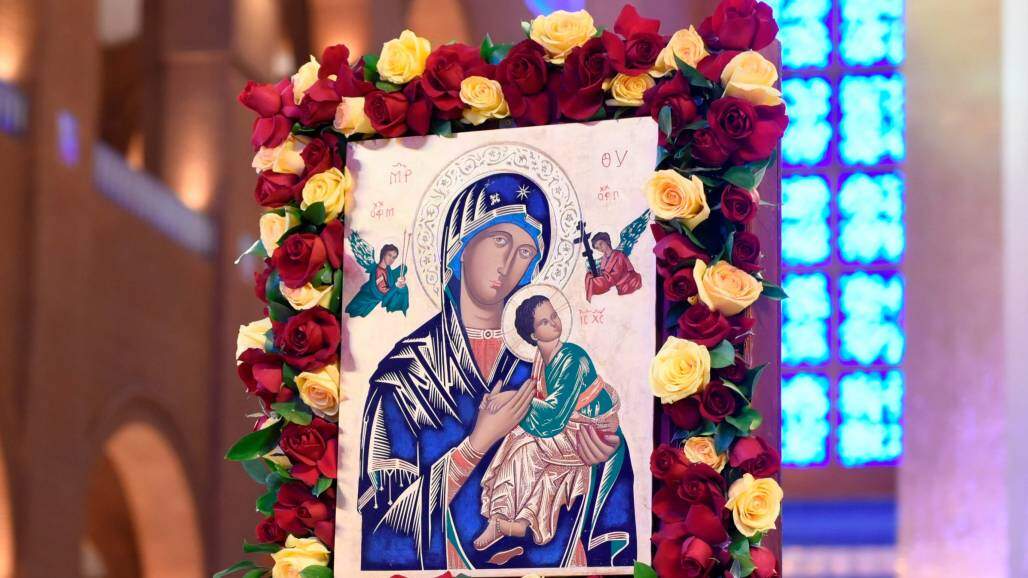 Ícone de Nossa Senhora do Perpétuo Socorro (Thiago Leon) Ícone de Nossa Senhora do Perpétuo Socorro (Thiago Leon)
