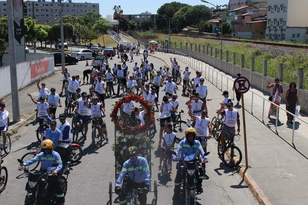 Passeio Ciclístico no 3º dia da Festa da Padroeira 2019 