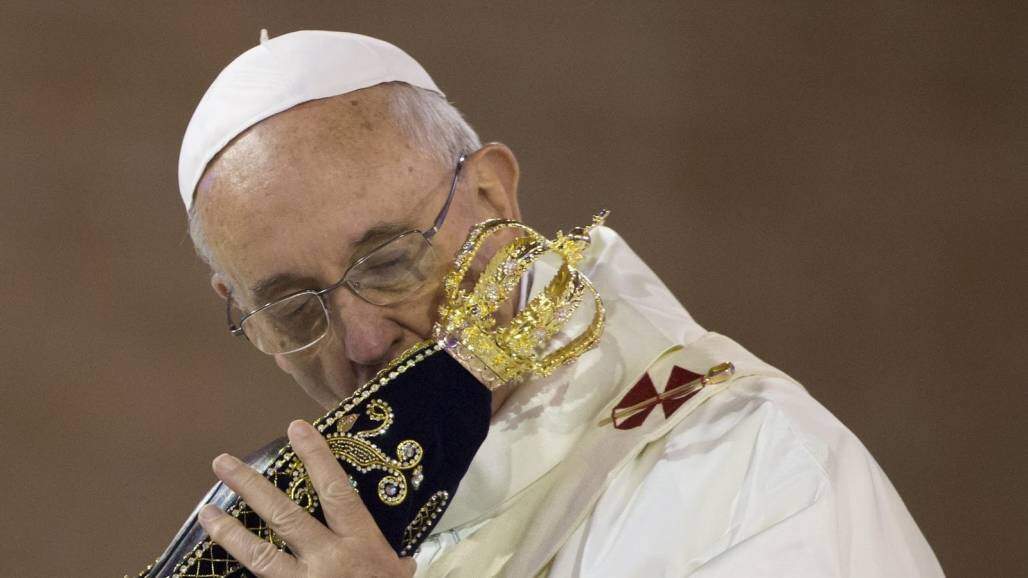 papa francisco e nossa senhora aparecida (Thiago Leon) papa francisco e nossa senhora aparecida (Thiago Leon)