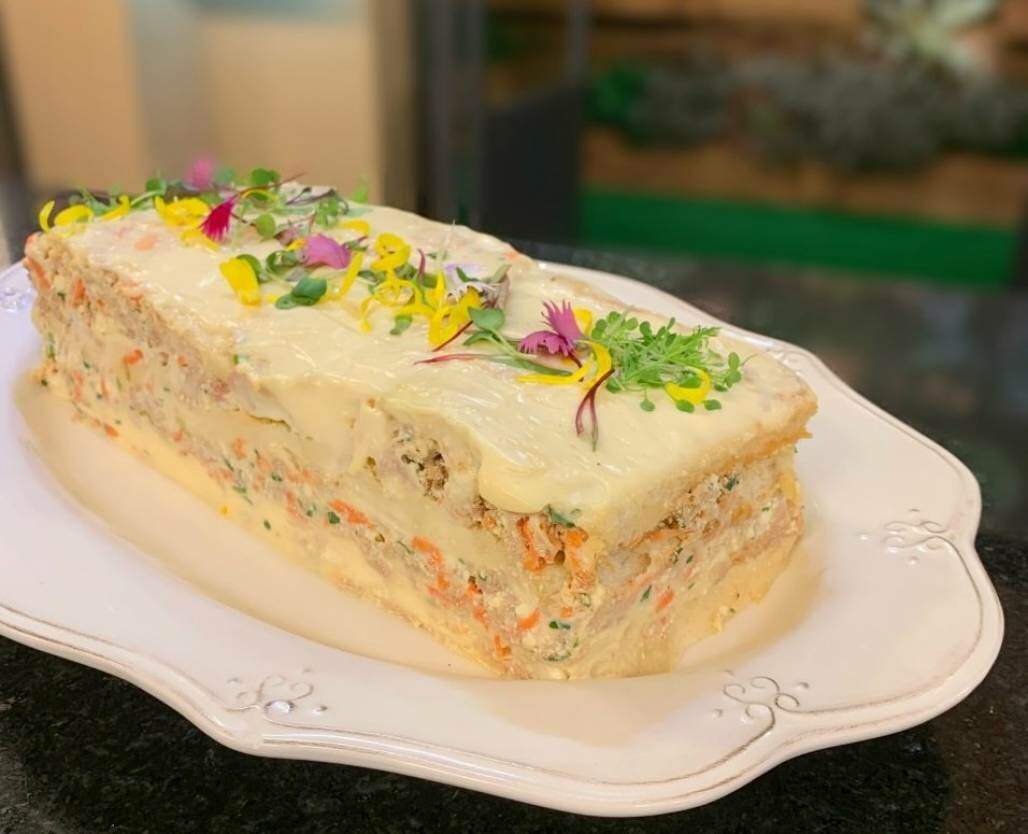 bolo salgado de atum (Reprodução) bolo salgado de atum (Reprodução)