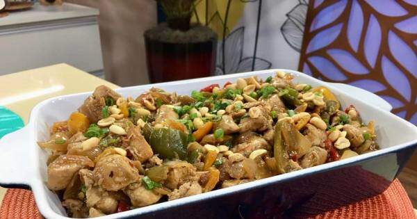 Frango xadrez fácil e delicioso