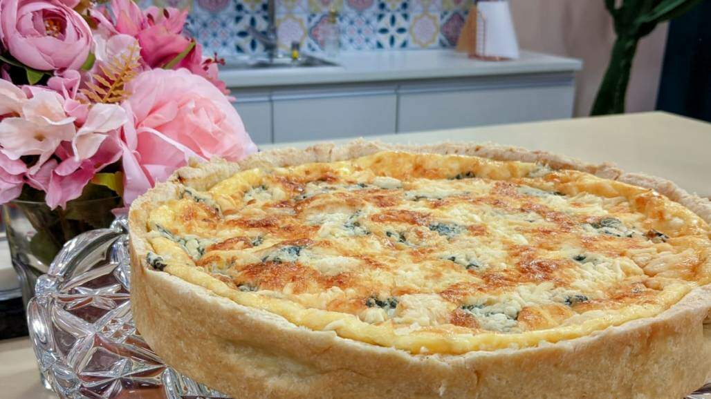 Quiche de queijo - Santa Receita (Produção Santa Receita) Quiche de queijo - Santa Receita (Produção Santa Receita)