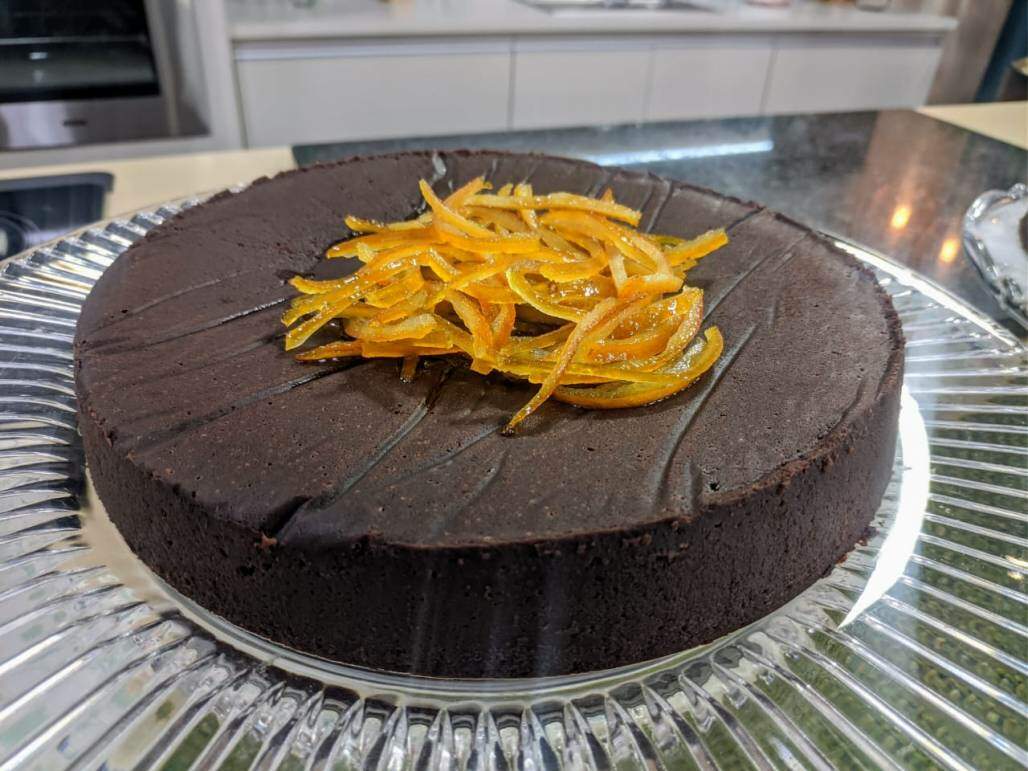 bolo de chocolate amargo (Produção Santa Receita) bolo de chocolate amargo (Produção Santa Receita)