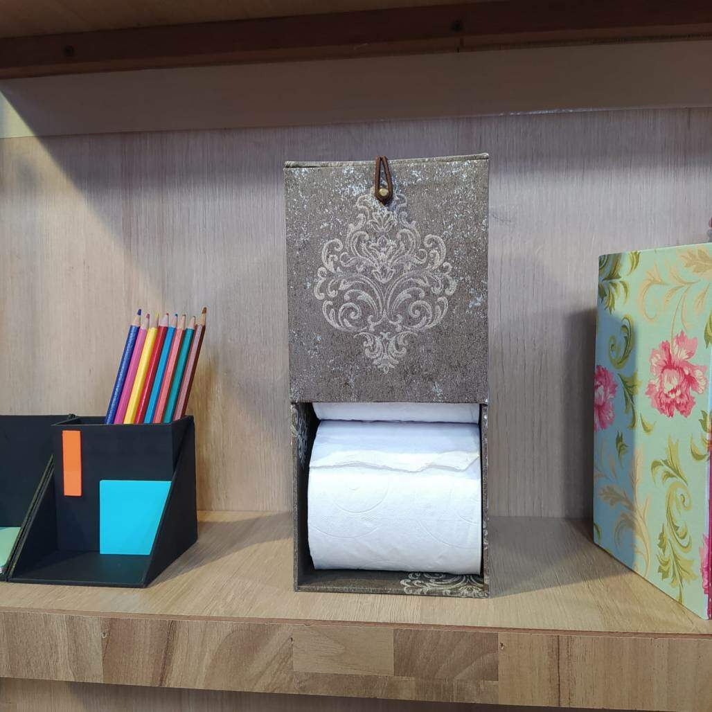 porta-papel higiênico (Produção Faça Você Mesmo) porta-papel higiênico (Produção Faça Você Mesmo)