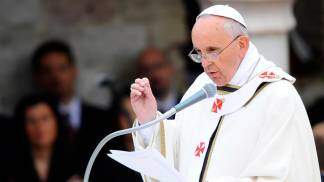 Papa Francisco em homilia Papa Francisco em homilia