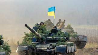Tanque de guerra na Ucrânia