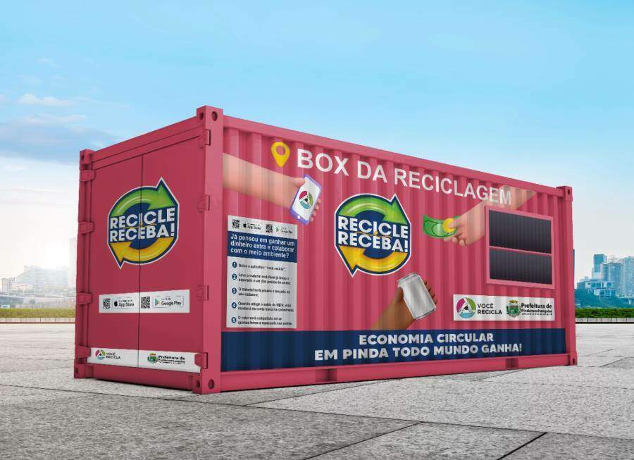 Box que permite trocar material reciclável por dinheiro é inaugurado