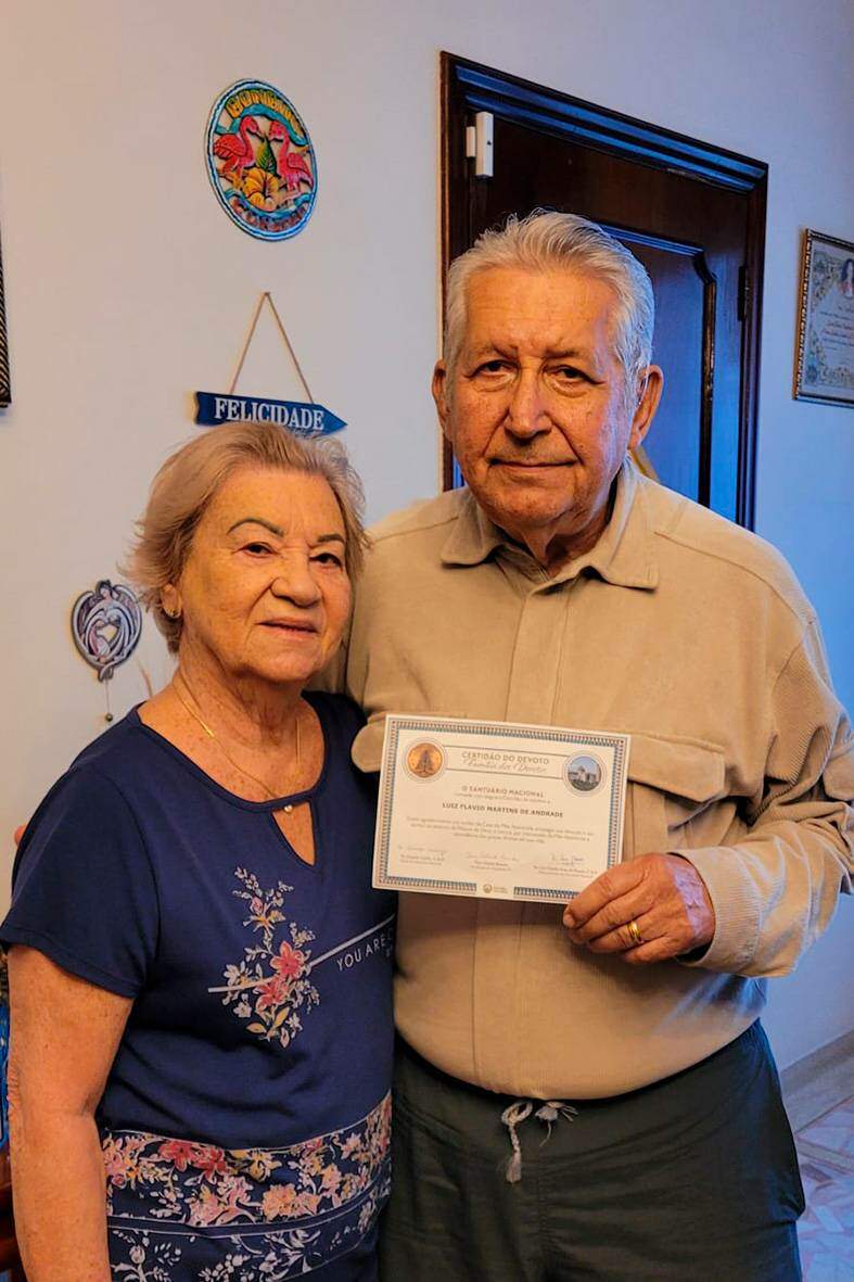 MARIA ESTELA E LUIZ FLÁVIO, SANTOS/SP – 61 ANOS DE CASADOS NO DIA 06/01/2023