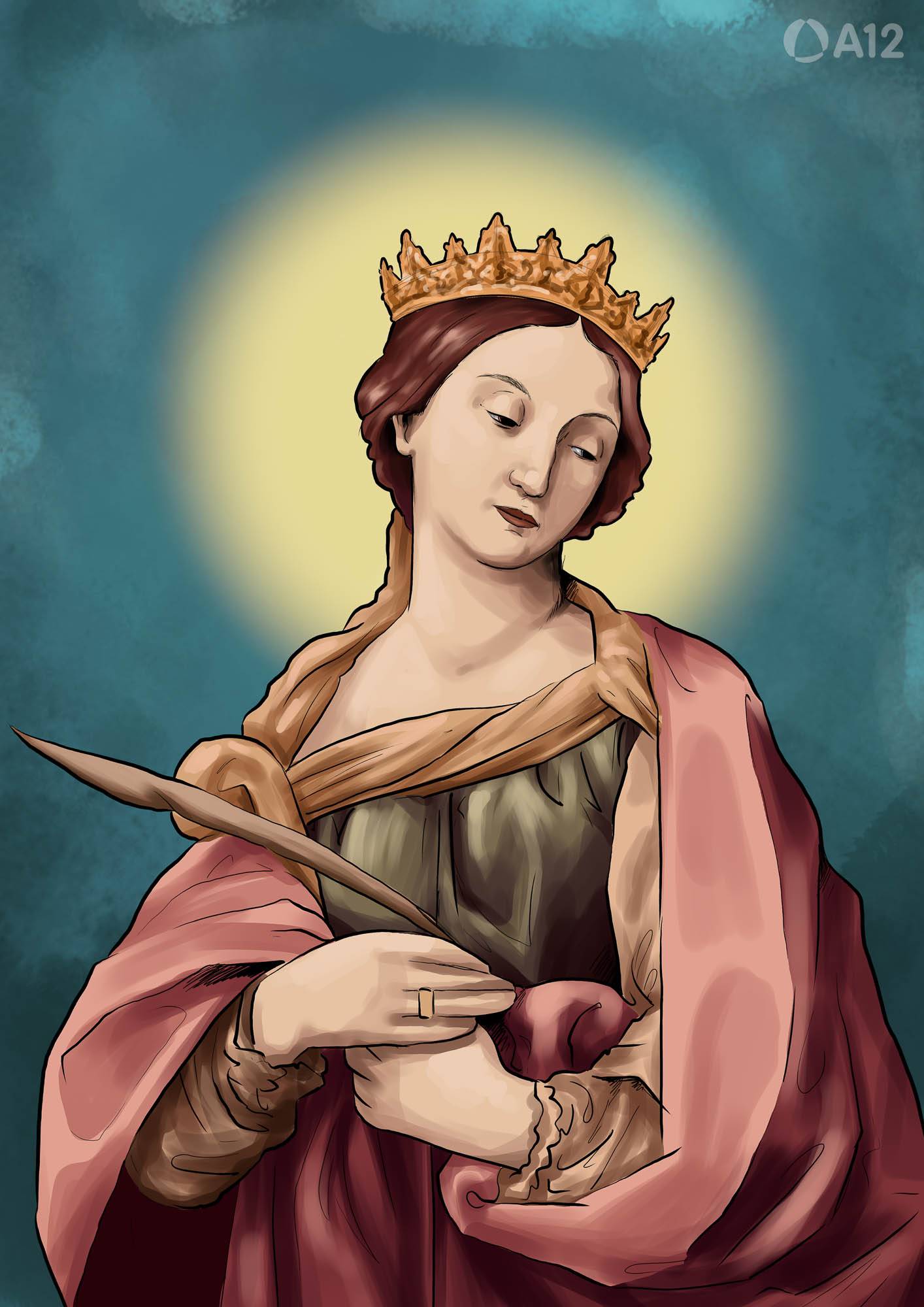 Santa Águeda (Ágata) 