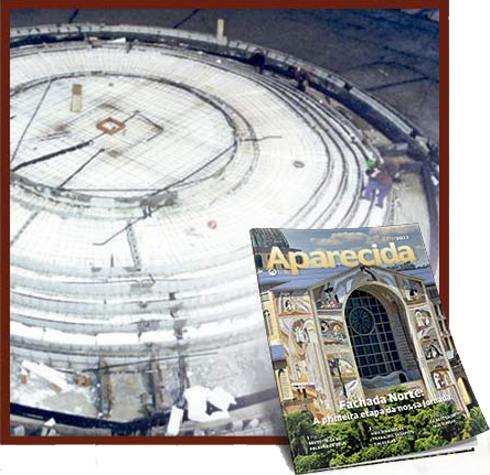 Revitalização e revestimento do Altar Central / Criação da Revista de Aparecida.