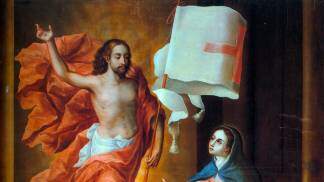 Jesus Ressuscitado e a Virgem Maria