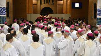 Bispos em Aparecida durante Assembleia Geral 2023