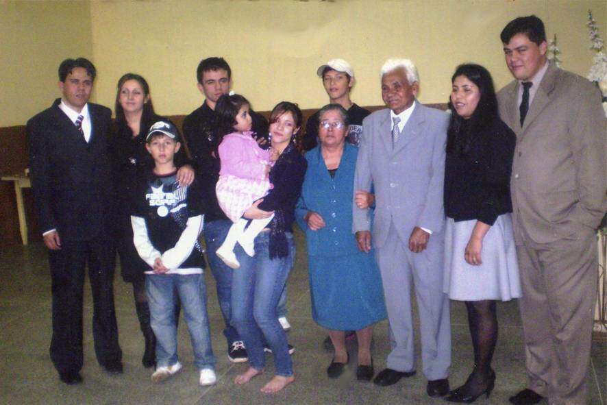 Leonilda Aparecida Santiago e família, Telêmaco Borba/PR