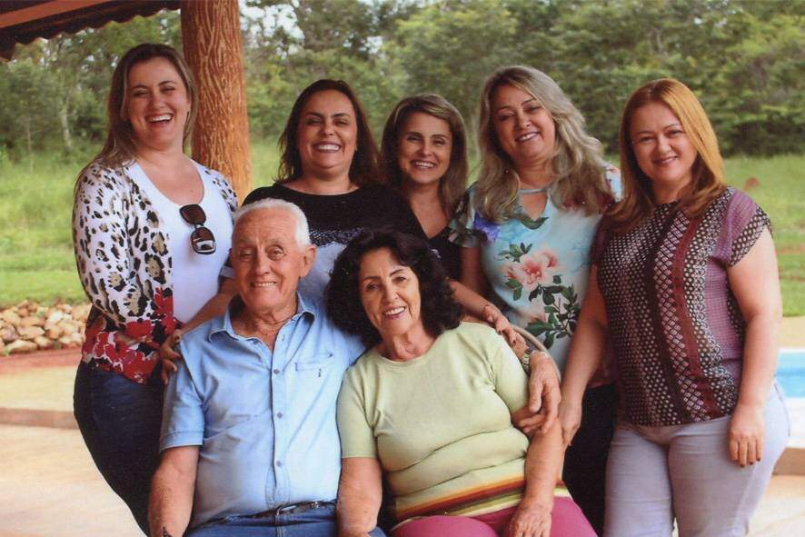 Alda Vieira Caixeta Nunes e família, Patos de Minas/MG