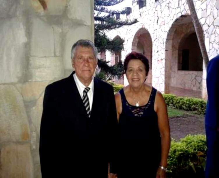 Benedito Siqueira Santos e Maria Aparecida dos Santos, Roseira/SP – 55 anos de casados no dia 28/09/2023