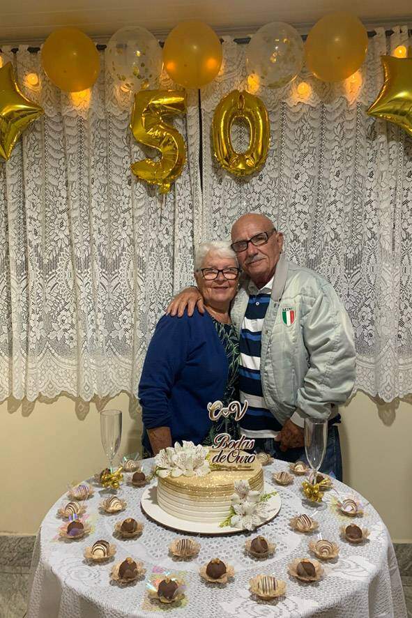 Carmela Pizzini e Constantino Vanzillotta, Petrópolis/RJ – 51 anos de casados no dia 09/12/2023