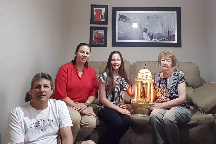 Maria Rosa Abrão e família, Limeira/SP