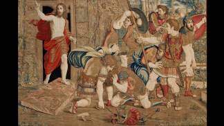 Tapete sobre a ressurreição de Jesus nos Museus Vaticanos