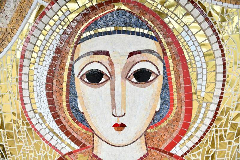 A vida de Maria em mosaico