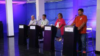 Debate com candidatos à Prefeitura de Potim