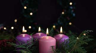 velas roxas no tempo do advento