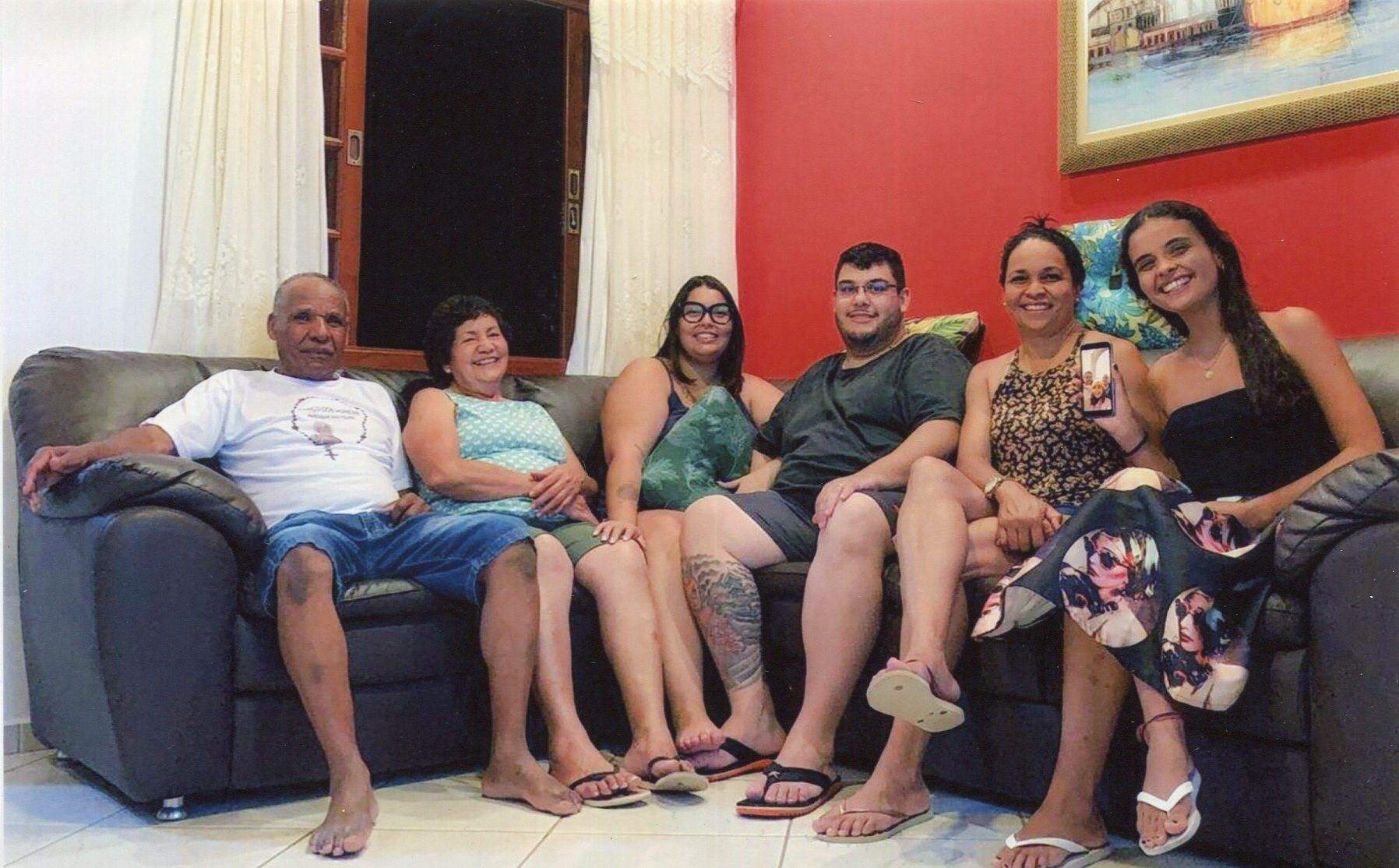 João Luiz da Silva e família, Atibaia/SP