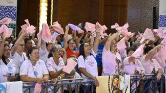 mulheres do terço na romaria de 2024