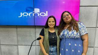 Jornalista Camila Guimarães no JR