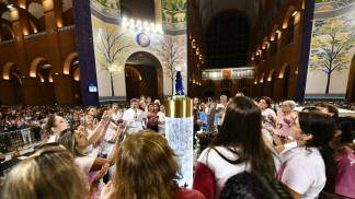 abertura da 12ª romaria nacional do terço das mulheres 2025