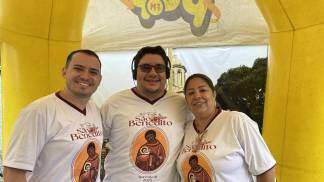 Os reis da Festa de São Benedito 2025 no Pop nas Ruas de Aparecida
