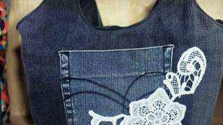Customização Bolsa com Jeans FVM
