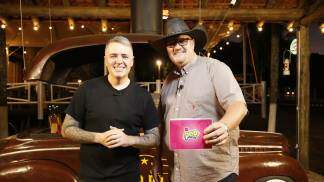 Chef Léo Roncon e Luizão no quadro Sabor que Aquece