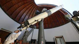 Papa Leão XIV em visita ao Observatório Astronômico