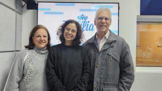 Roseli e José Paulo no Bom Dia em Família
