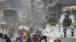População na cidade de Goma, na RD do Congo