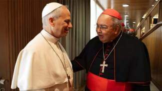 Papa Leão e dom Orani Tempesta