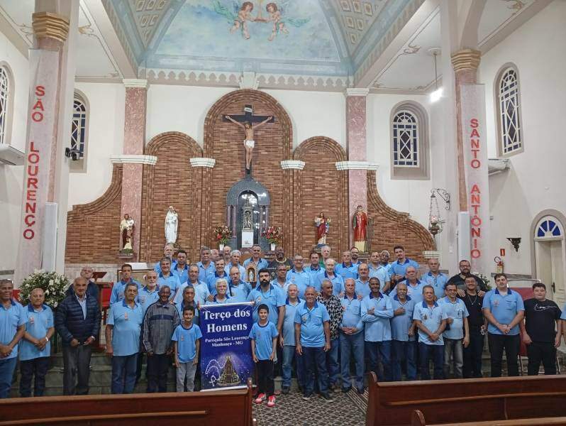 Homens do Terço vivenciam o Advento e o Natal com seus grupos
