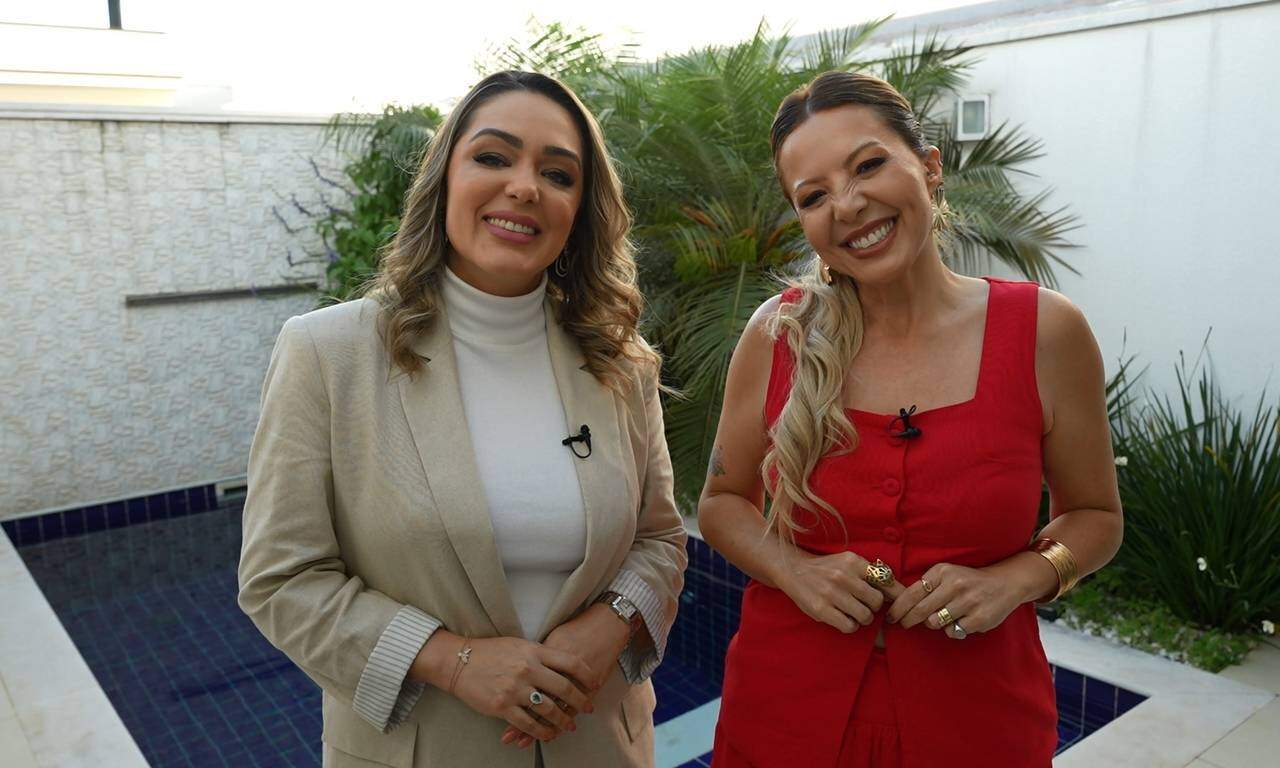 Tania Mara recebe Abiane Souza para uma conversa muito especial (Crédito: Produção TV Aparecida)