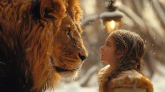 filme as cronicas de narnia leão e menina