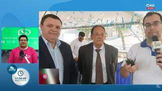 Desfile cívico em Aparecida