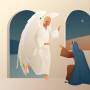 imagem ilustrada da anunciação de jesus