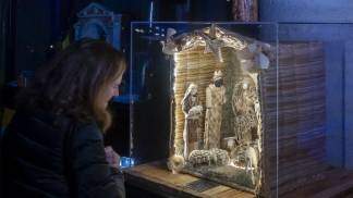 presépio brasileiro na mostra de 100 presépios em roma