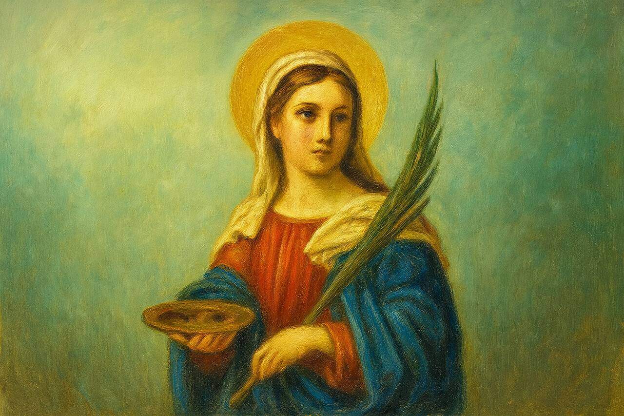 Reze a Oração a Santa Luzia para iluminar os caminhos