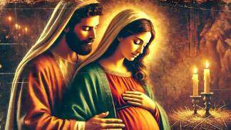 são josé e maria grávida sagrada família