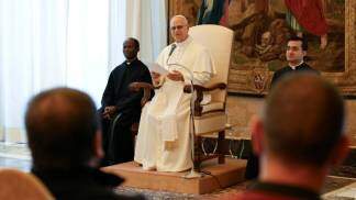 papa leao xiv em audiencia com a ação católica