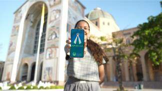 Aplicativo Aparecida celular tela 