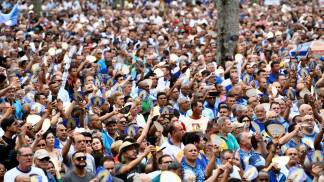 homens do terço na missa solene do terço dos homens 2025