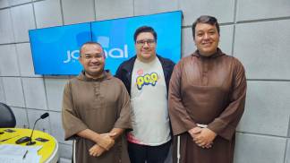 Novo administrador da santa casa de aparecida, Frei Jorge Senna, o JR 