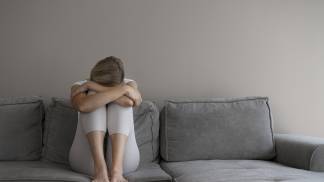 Mulher com ansiedade